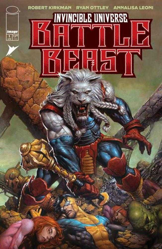 Invincible Universe Battle Beast 1 Cover B Davd Finch Variant - The Fourth Place