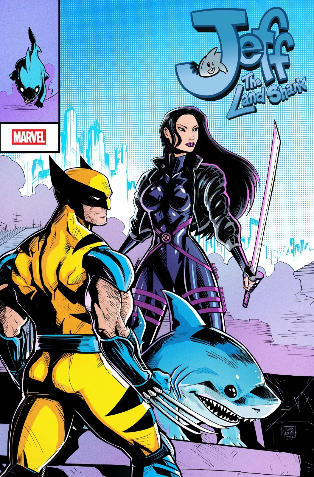 Jeff The Land Shark 3 Luciano Vecchio Variant - The Fourth Place