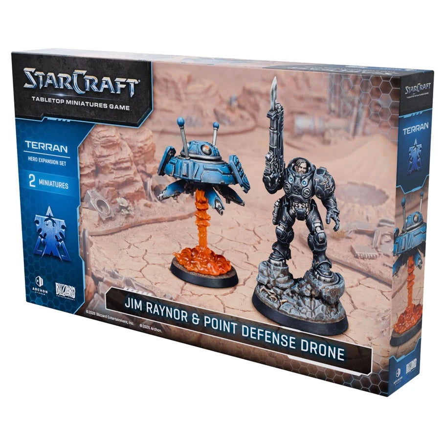 StarCraft Tabletop Miniatures Game: Terran - Jim Raynor Hero Expansion Set