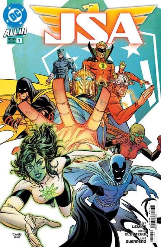 JSA #1 Cover A Diego Olortegui - The Fourth Place