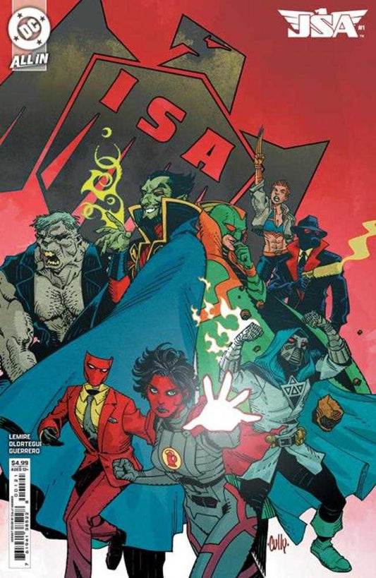 JSA #1 Cover B Cully Hamner Card Stock Variant - The Fourth Place