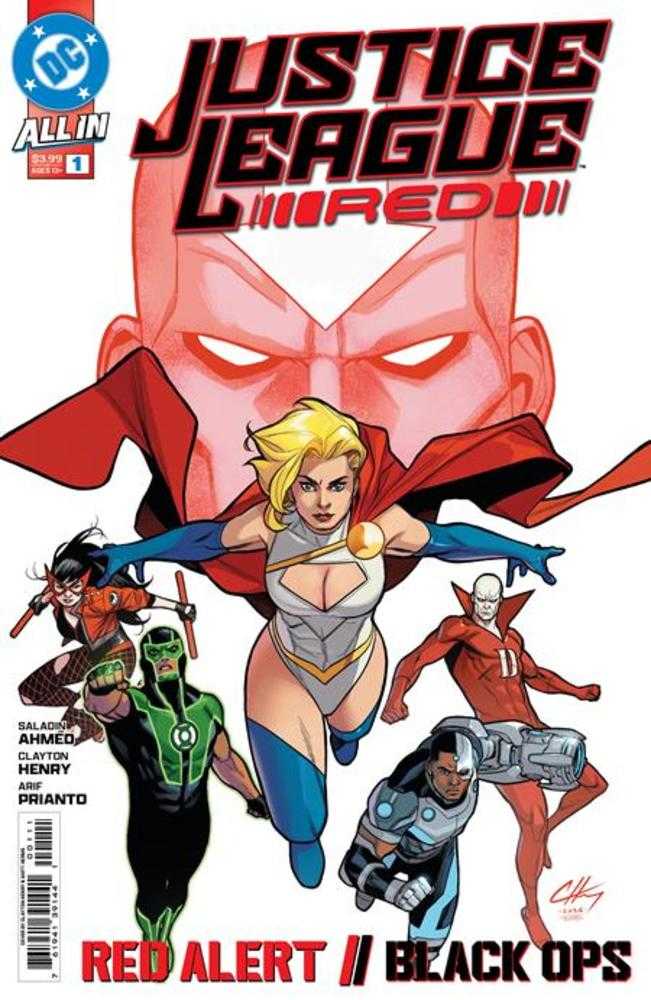 Justice League Red 1 (Of 6) Cover A Clayton Henry - The Fourth Place