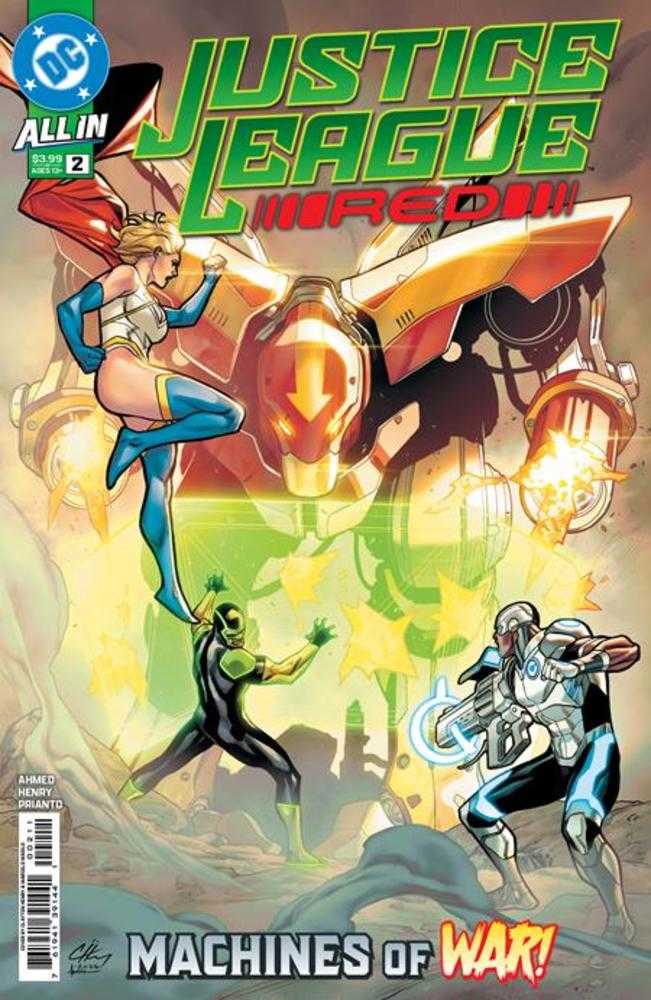 Justice League Red 2 (Of 6) Cover A Clayton Henry - The Fourth Place