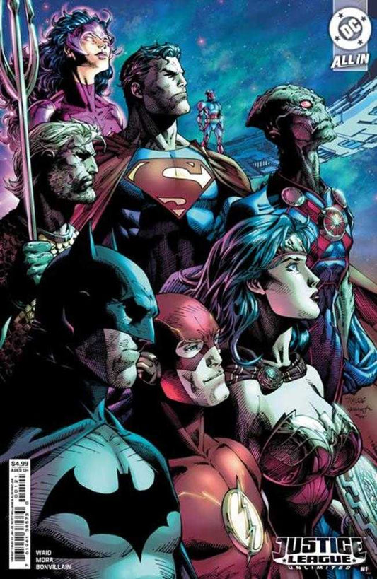 Justice League Unlimited #1 Cover B Jim Lee Card Stock Variant - The Fourth Place