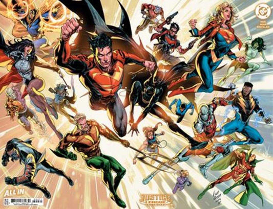 Justice League Unlimited #2 Cover F Fico Ossio Wraparound Raised Uv Foil Variant Allocations May Occur - The Fourth Place