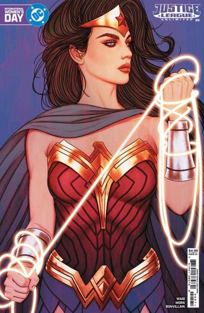 Justice League Unlimited 5 Cover E Jenny Frison International Womens Day Wonder Woman Card Stock Variant - The Fourth Place