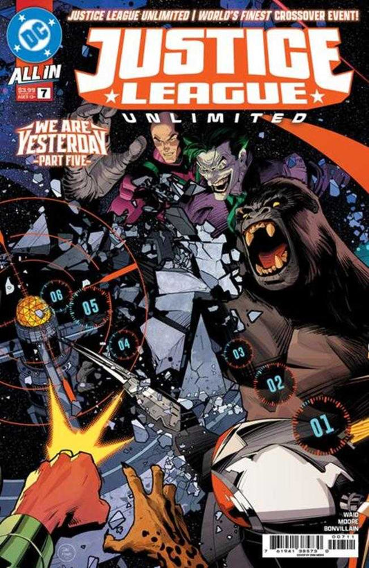 Justice League Unlimited 7 Cover A Dan Mora Connecting (We Are Yesterday) - The Fourth Place