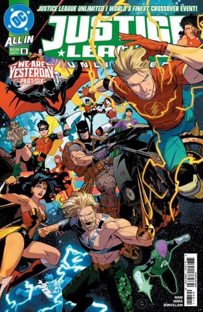 Justice League Unlimited 8 Cover A Dan Mora Connecting (We Are Yesterday) - The Fourth Place