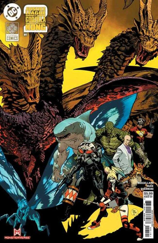 Justice League vs Godzilla vs Kong 2 1 (Of 7) Cover B Dan Mora Card Stock Variant - The Fourth Place