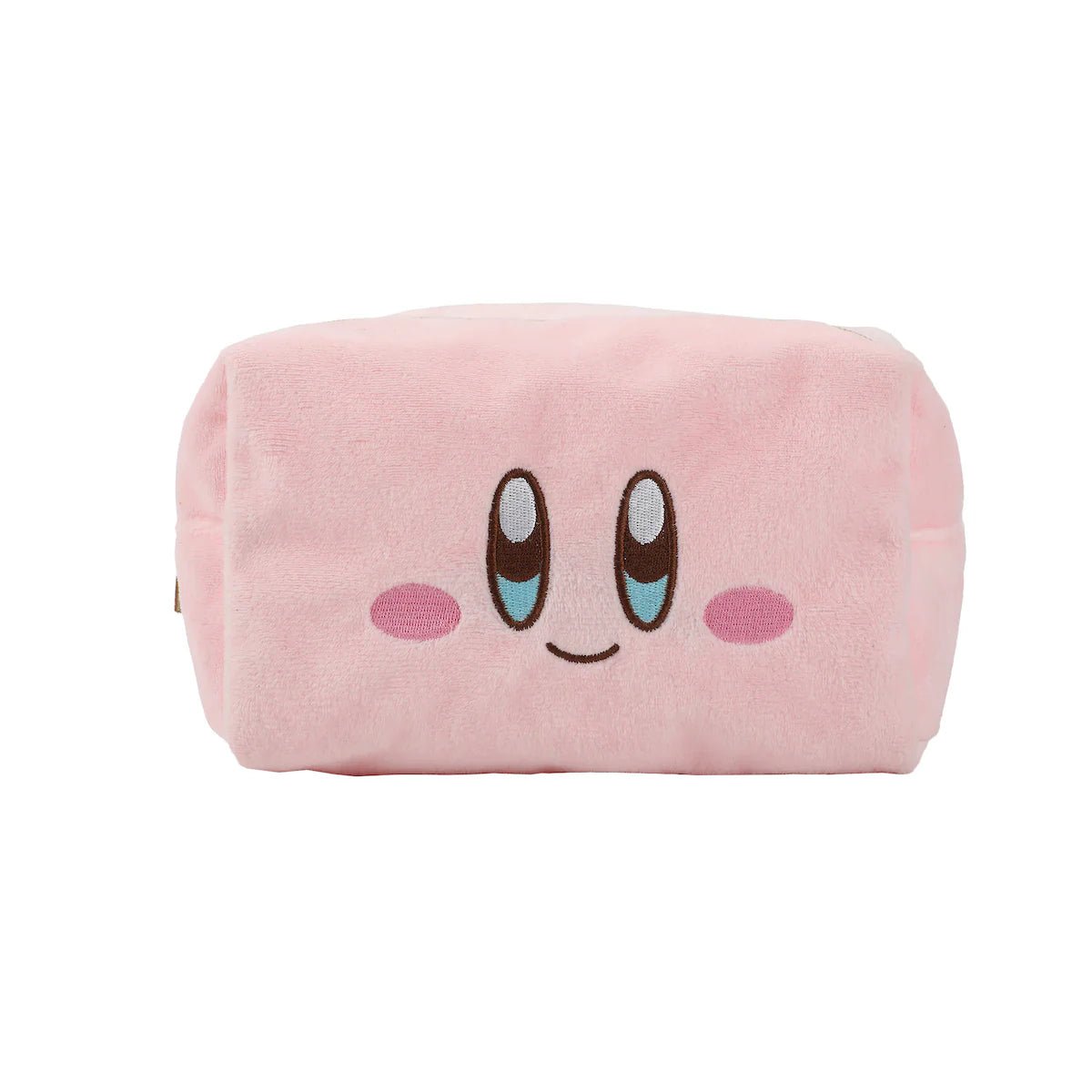 KIRBY FACE 8" PINK PLUSH COSMETIC BAG - The Fourth Place