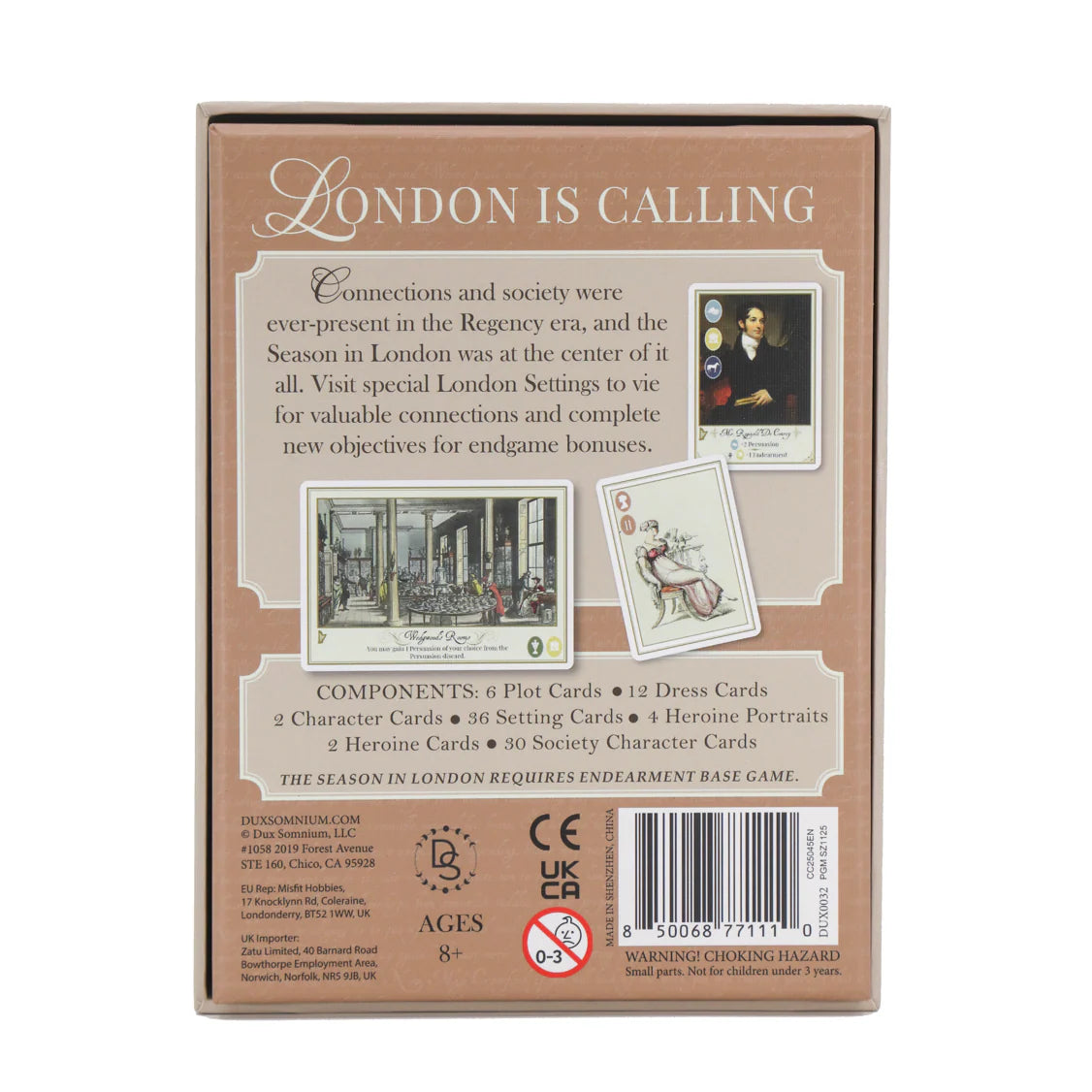 Endearment Expansion- A Season in London
