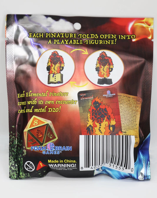Lost Tome of Monsters Volume 2 Elementals Pack (Pinatures, Metal d20s, and cards) - The Fourth Place