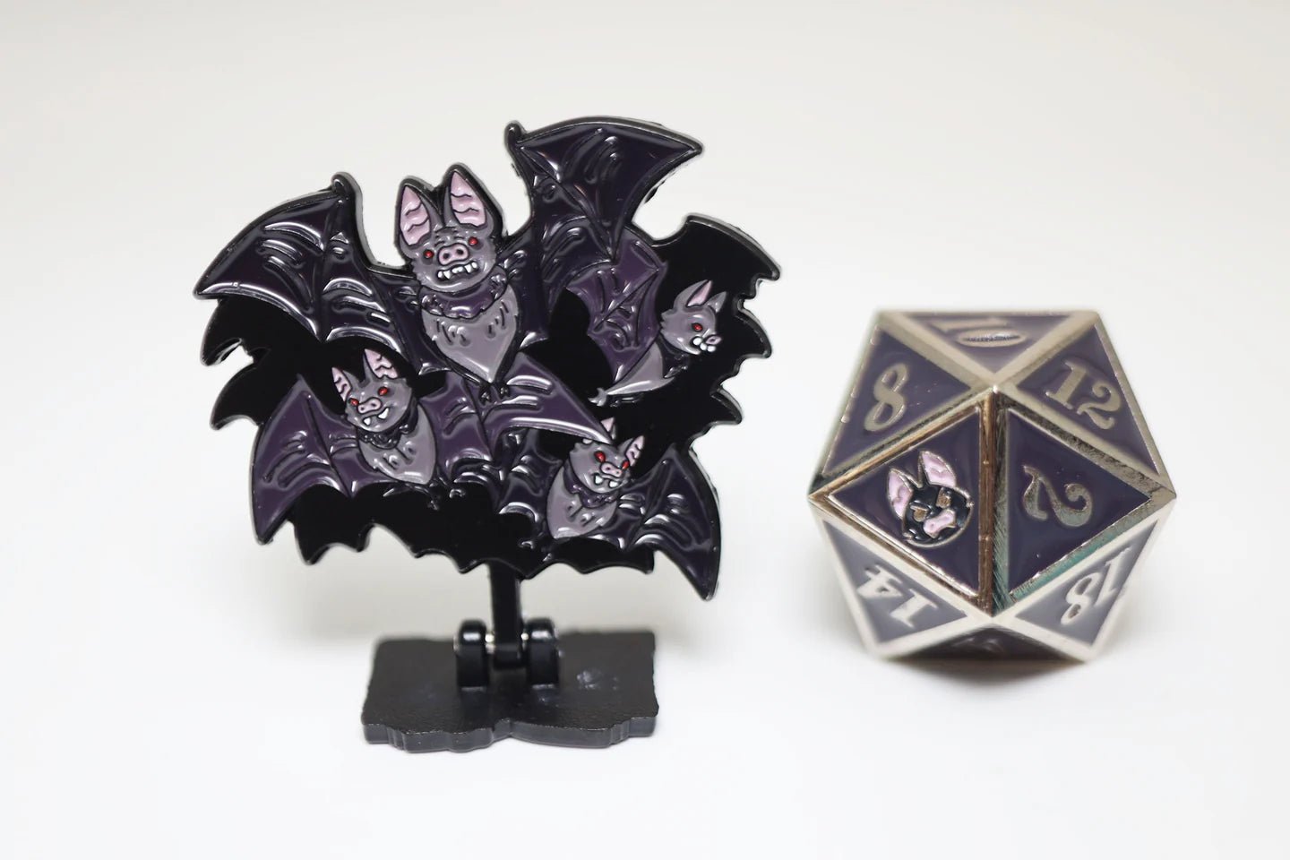 Lost Tome of Monsters Volume 2 Mystery Loot (Pinature, Metal d20, and card) - The Fourth Place