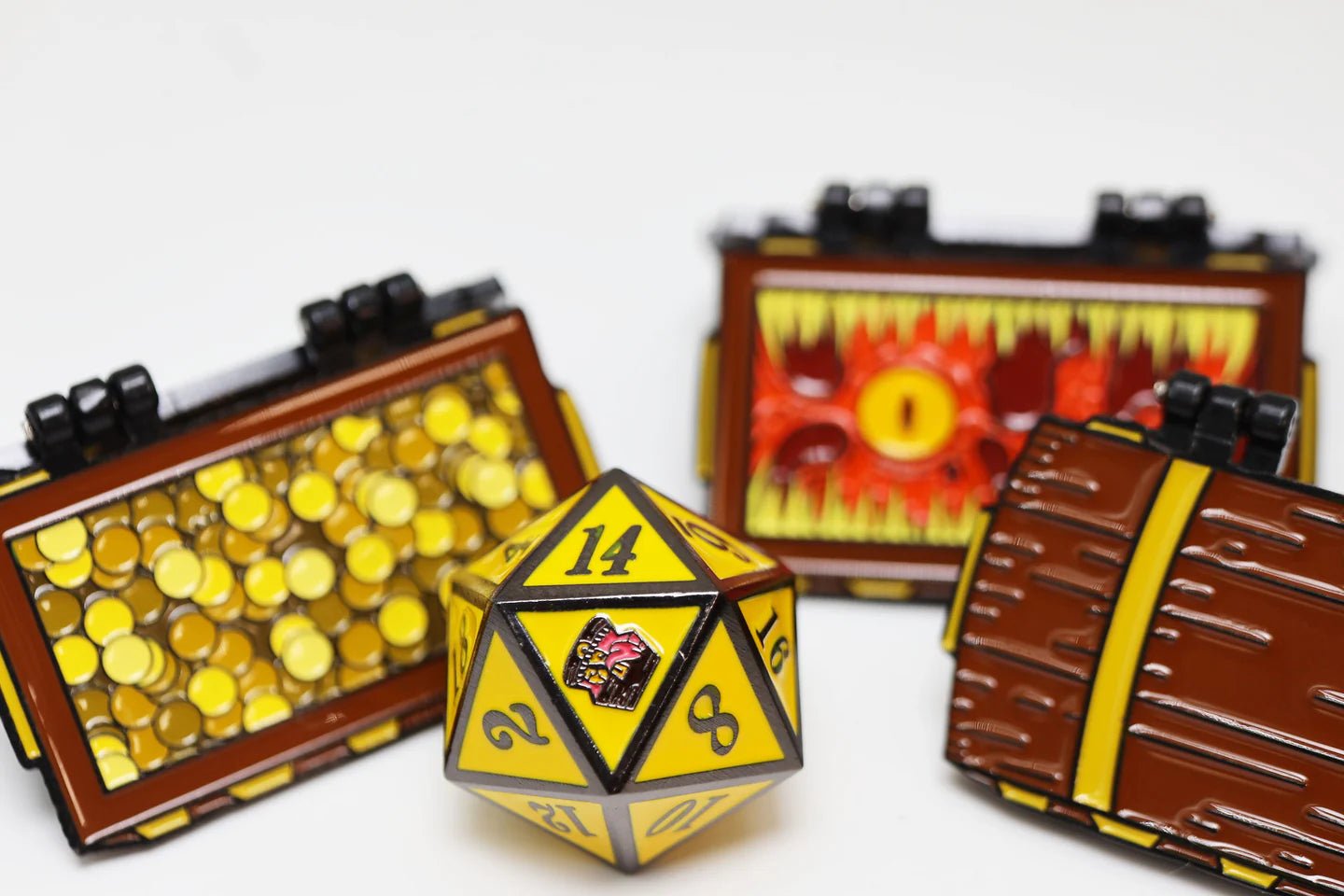 Lost Tome of Monsters Volume 2 Unique Encounters: Mimic Pack (Pinatures, Metal d20, and card) - The Fourth Place