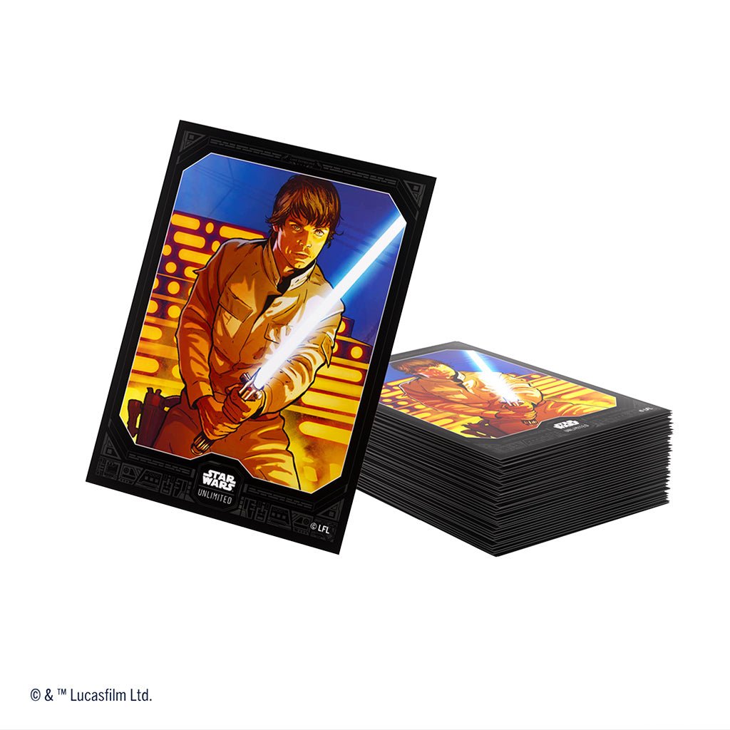 Luke Skywalker Art Sleeves - Star Wars Unlimited Double Sleeving Pack - The Fourth Place