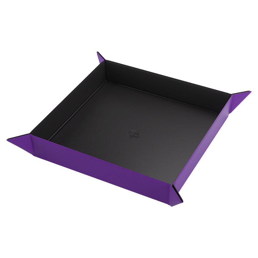 Magnetic Dice Tray: Black/Purple