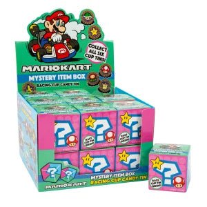 Mariokart Racing Cup Candy Tin Mystery Item Box - The Fourth Place