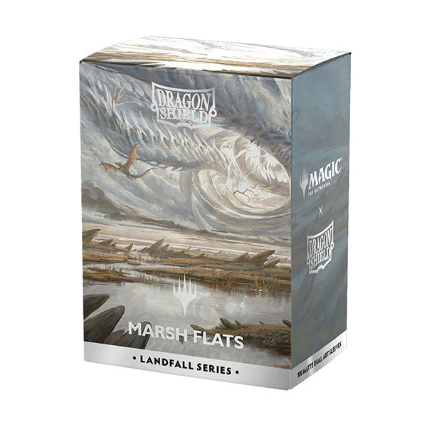 Marsh Flats - MTG Landfall Series - Dragon Shield Sleeves: Standard DUAL - Matte (100 ct.)