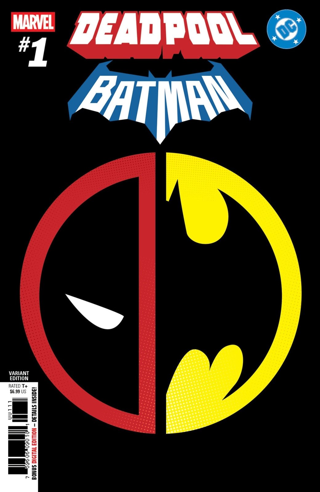 Marvel/DC: Deadpool/Batman 1 Insignia Mashup Variant - The Fourth Place