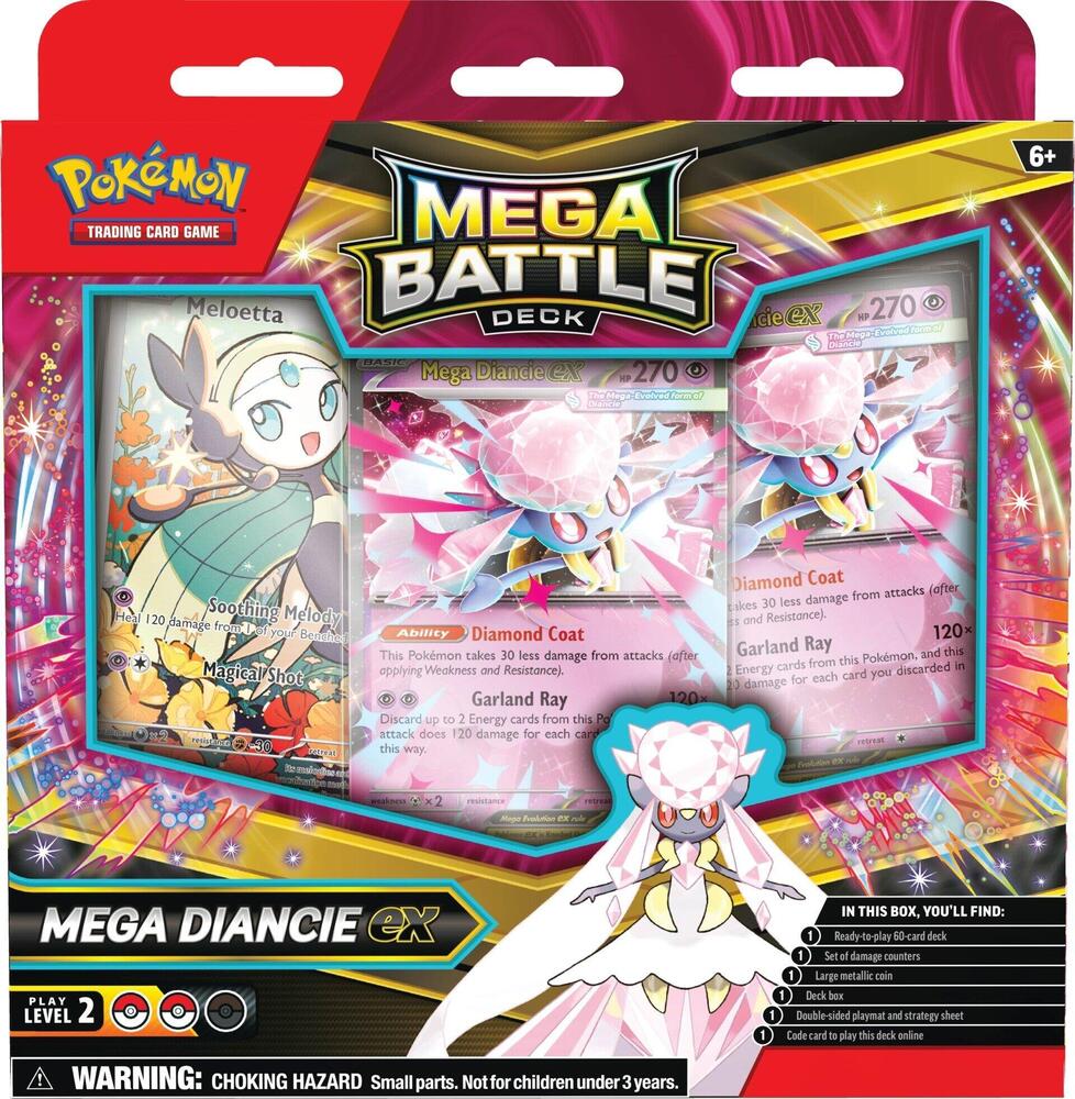 Mega Battle Deck: Mega Diancie ex - Pokemon TCG - The Fourth Place