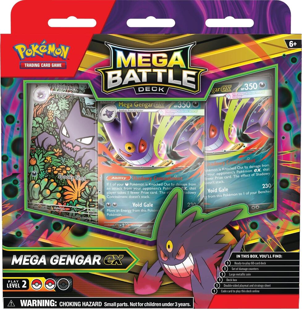 Mega Battle Deck: Mega Gengar ex - Pokemon TCG - The Fourth Place