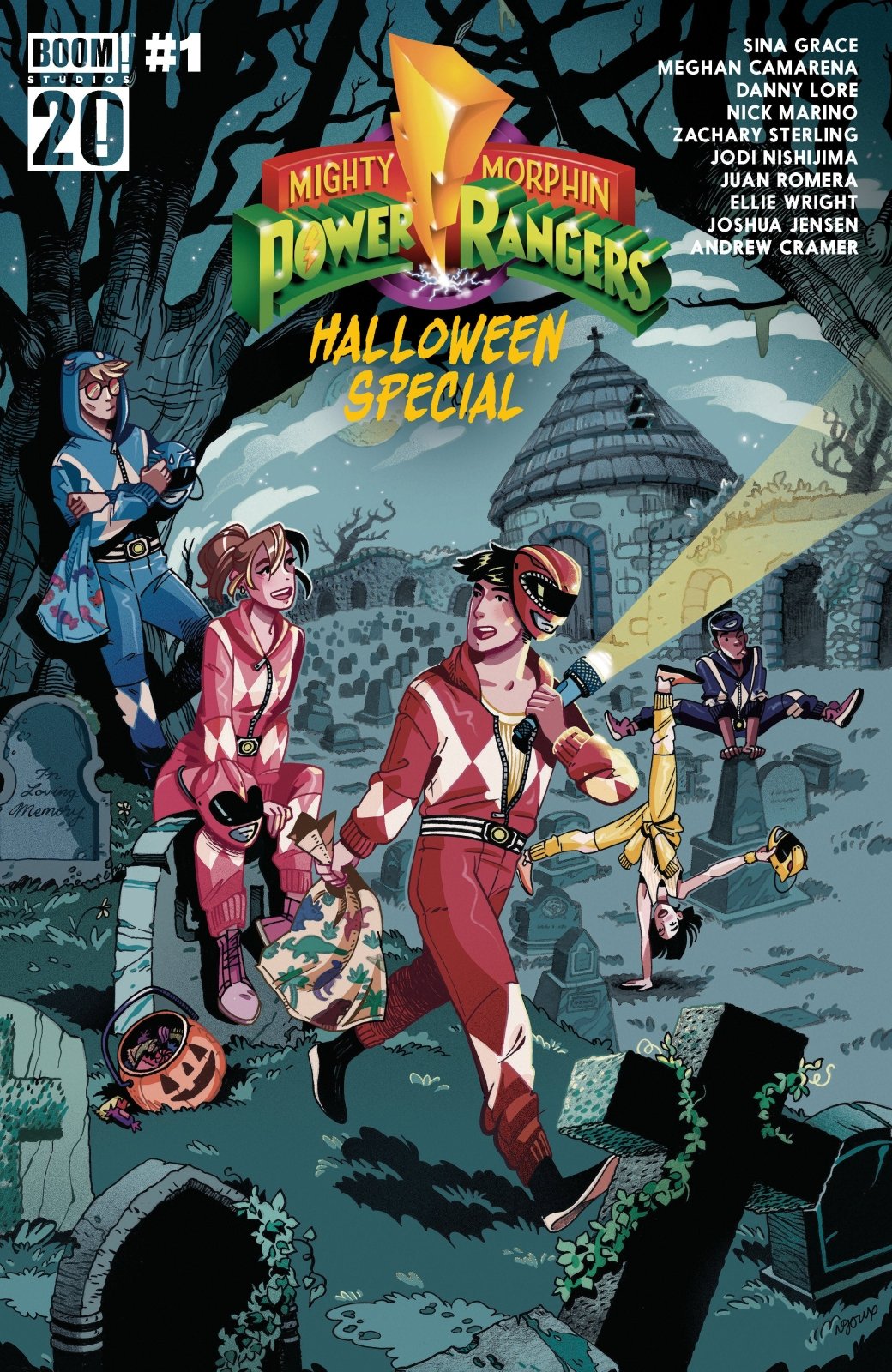 Mighty Morphin Power Rangers Halloween Special 1 B Variant (Dressed, Goux) - The Fourth Place