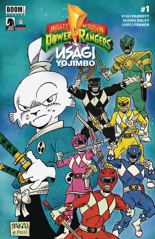 Mighty Morphin Power Rangers Usagi Yojimbo #1 Cover B Sakai (C - The Fourth Place