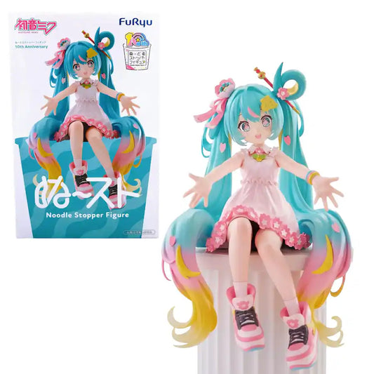 Vocaloid Hatsune Miku Noodle Stopper Figure  10th Anniversary