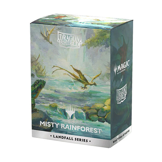 Misty Rainforest - MTG Landfall Series - Dragon Shield Sleeves: Standard DUAL - Matte (100 ct.)