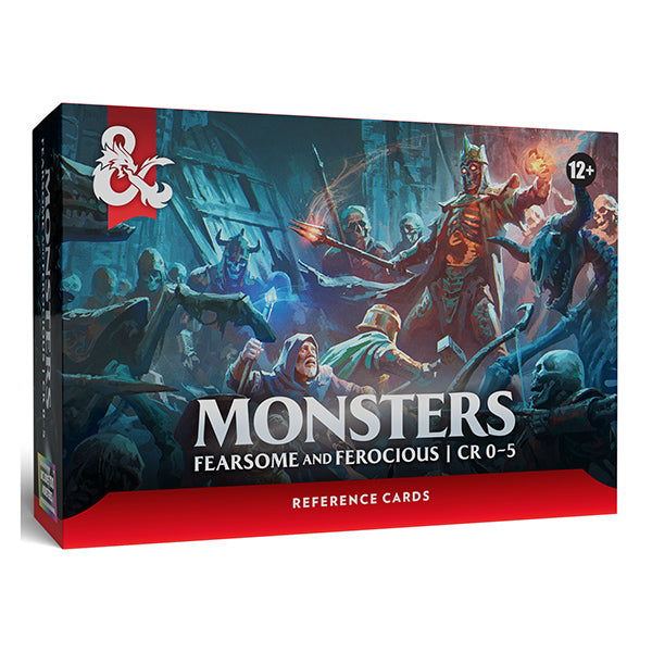 D&D, 5e: Reference Cards- Monsters (Fearsome & Ferocious)