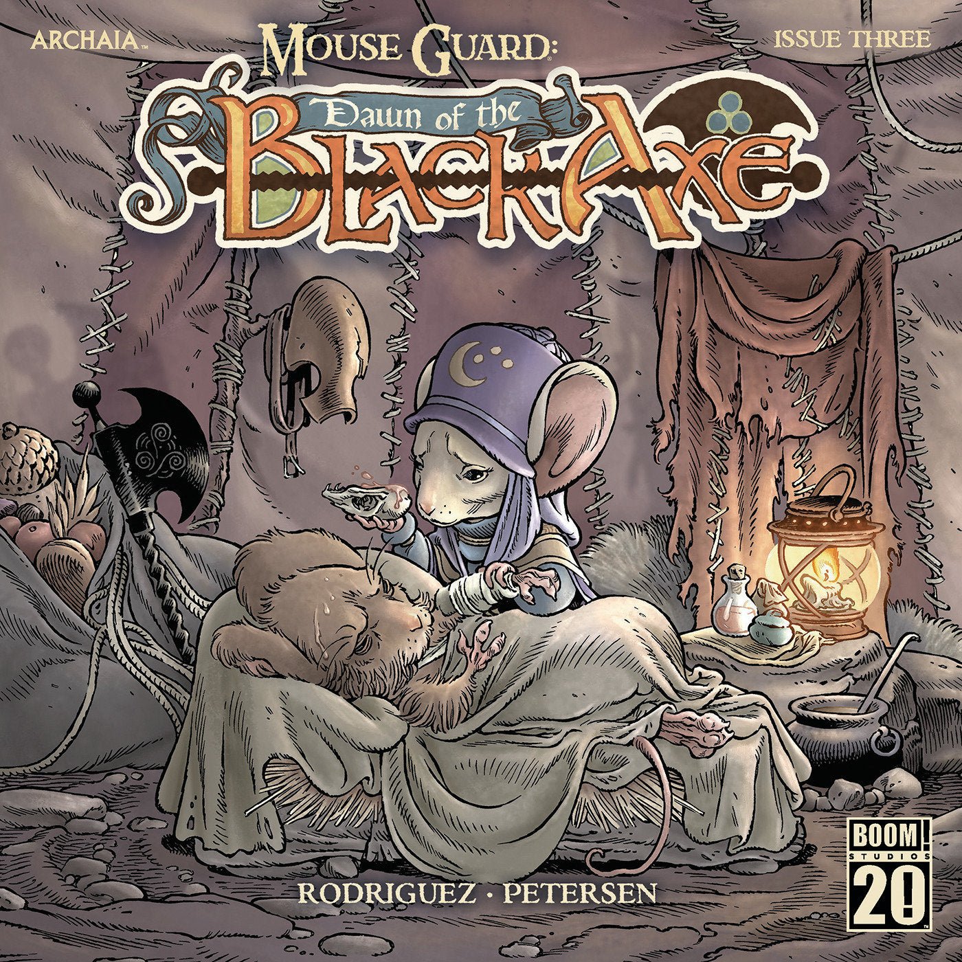 Mouse Guard: Dawn Of The Black Axe 3 A Main (Dressed, RodríGuez) - The Fourth Place