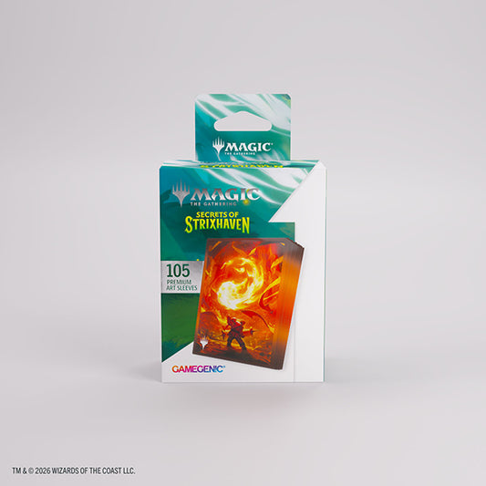Mountain - Secrets of Strixhaven Premium Art Sleeves - Magic: the Gathering