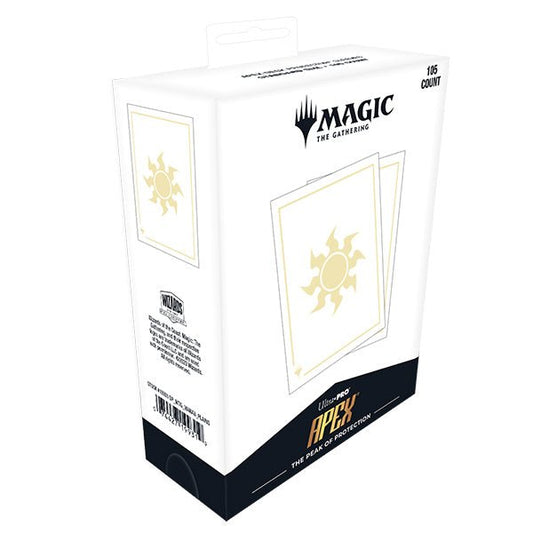 MTG Apex Deck Protector Sleeves: Mana 8 - Plains (105ct) - The Fourth Place