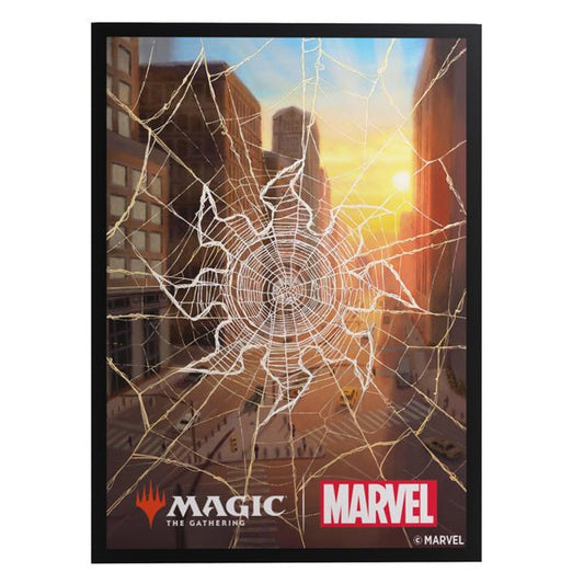 MTG Premium Art Card Sleeves - Marvel's Spider - Man - Plains - The Fourth Place