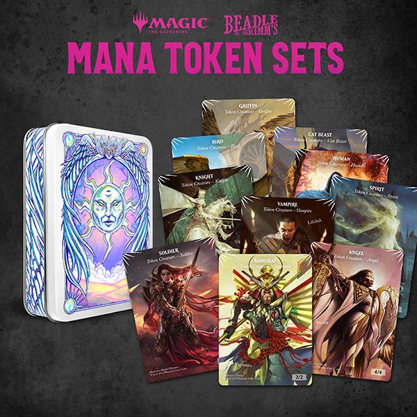 MTG Token Set - White Mana Metal Token Set - The Fourth Place
