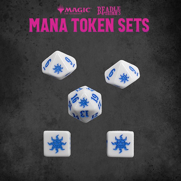 MTG Token Set - White Mana Metal Token Set - The Fourth Place