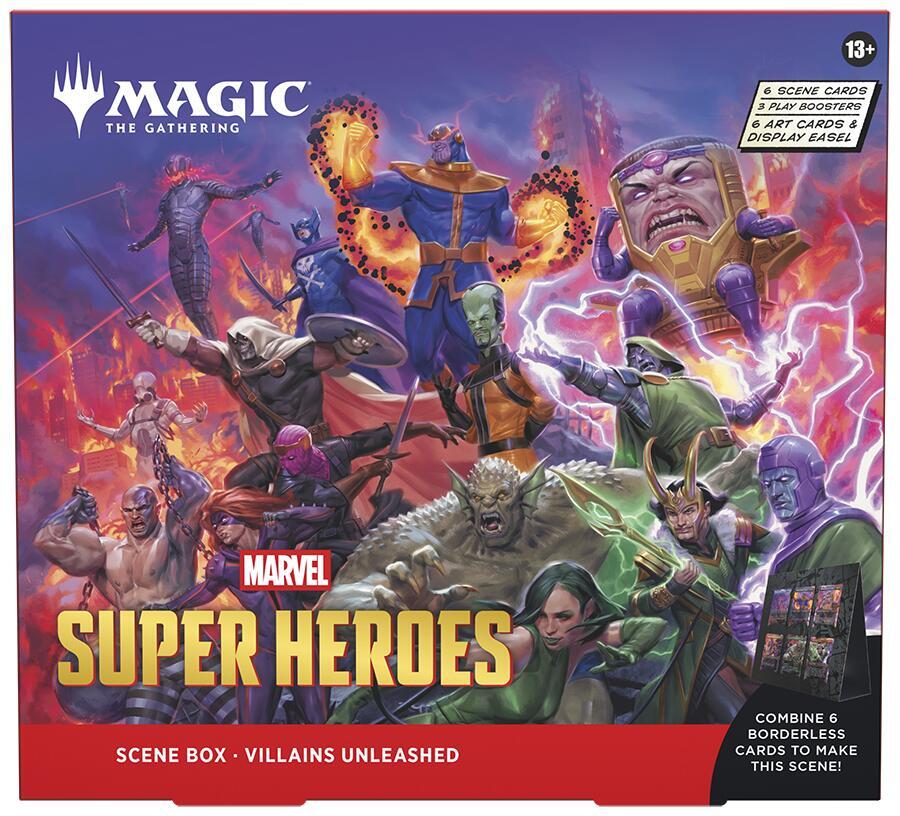 Marvel Super Heroes "Villains Unleashed" Scene Box - Magic: The Gathering - Universes Beyond