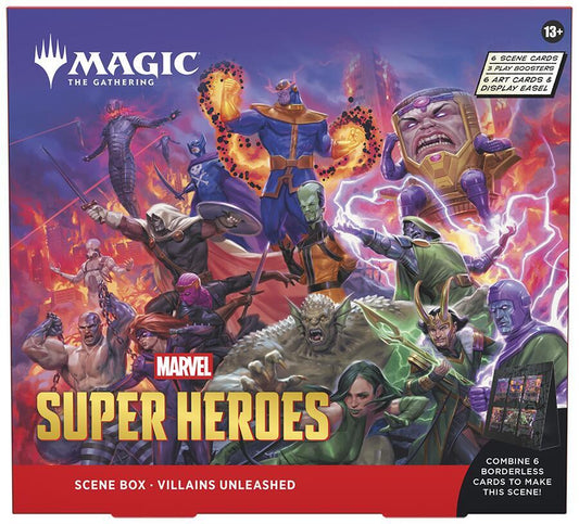 Marvel Super Heroes "Villains Unleashed" Scene Box - Magic: The Gathering - Universes Beyond