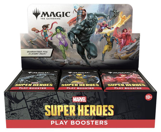 Marvel Super Heroes Play Booster Box - Magic: The Gathering - Universes Beyond