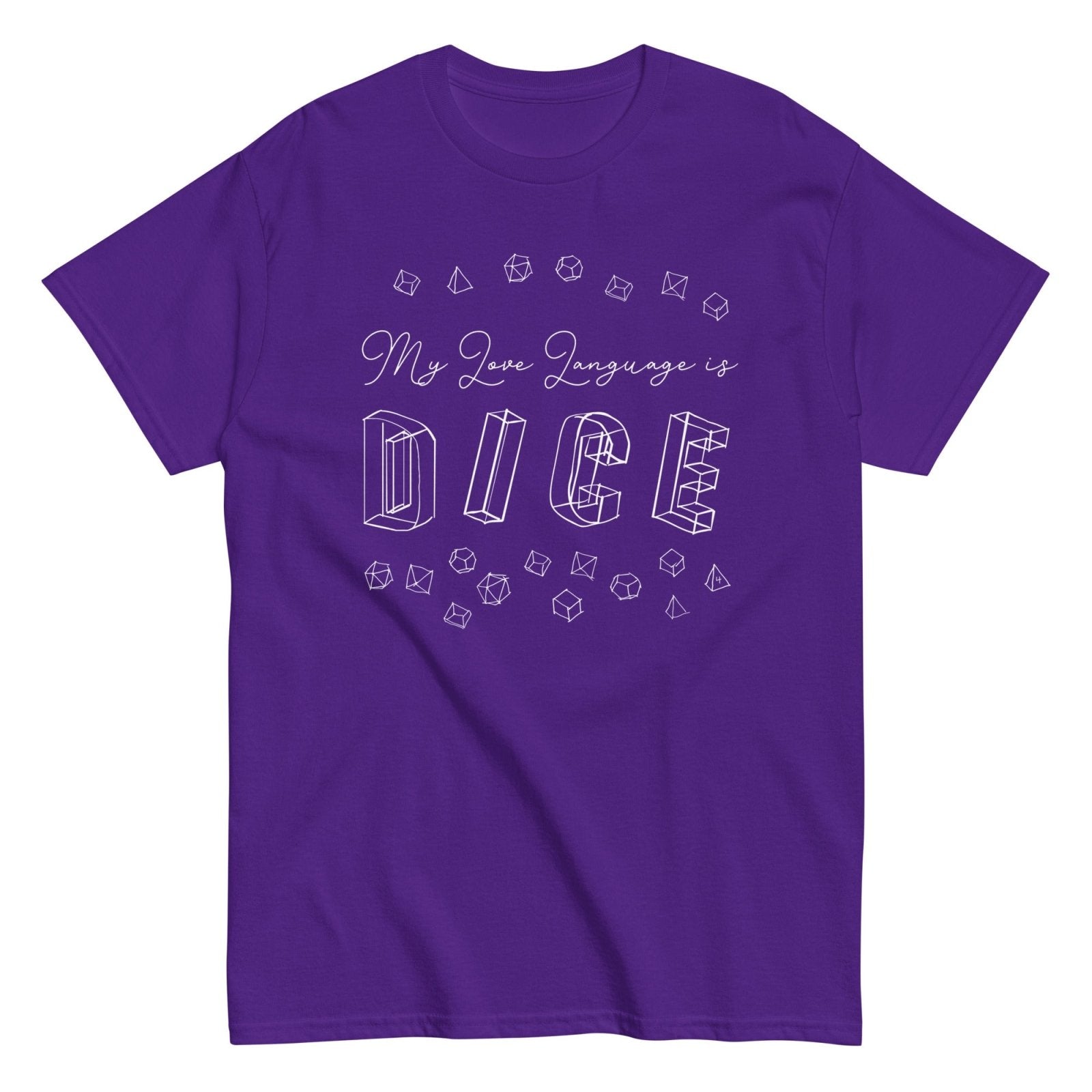 "My Love Language is Dice" T-Shirt - The Fourth Place