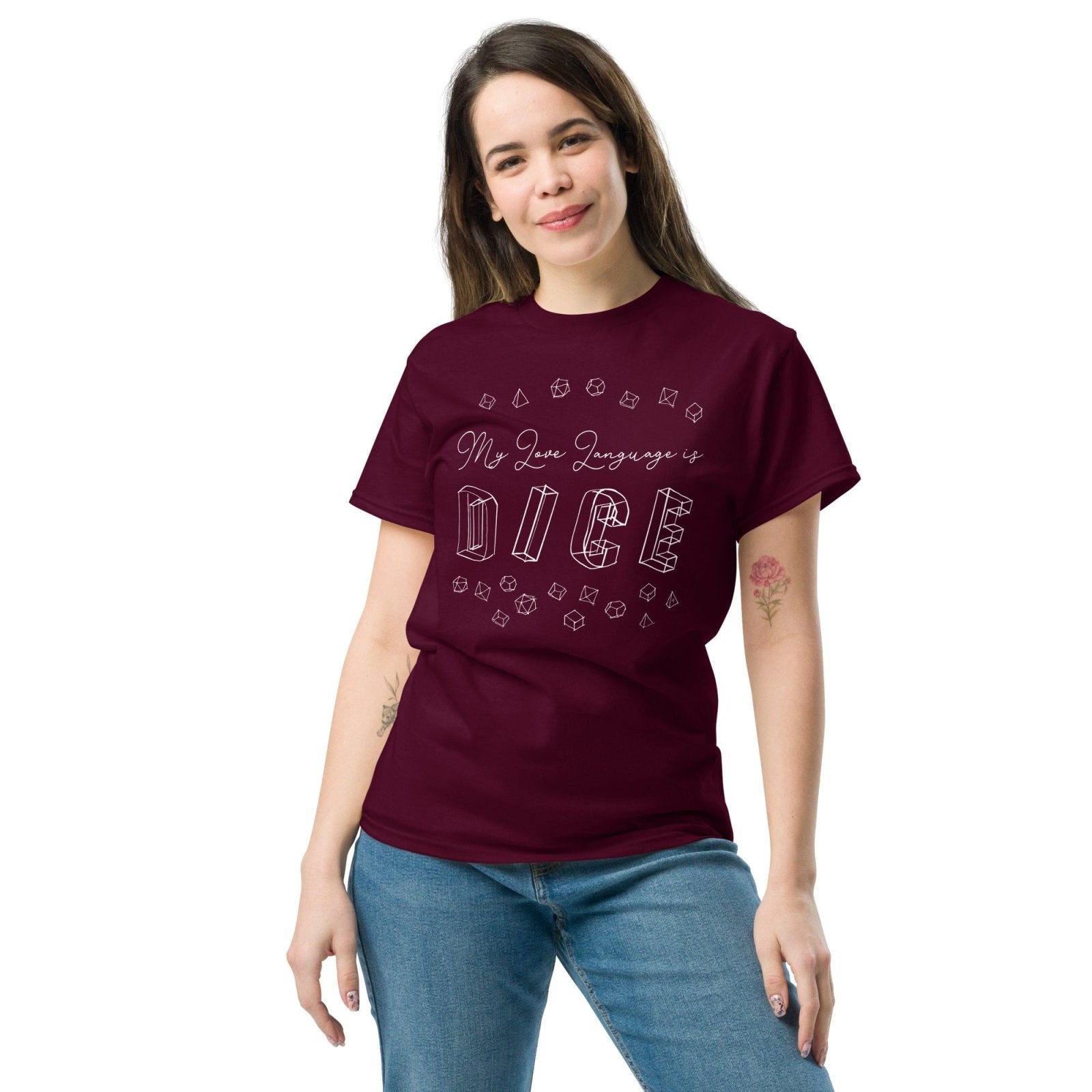 "My Love Language is Dice" T-Shirt - The Fourth Place