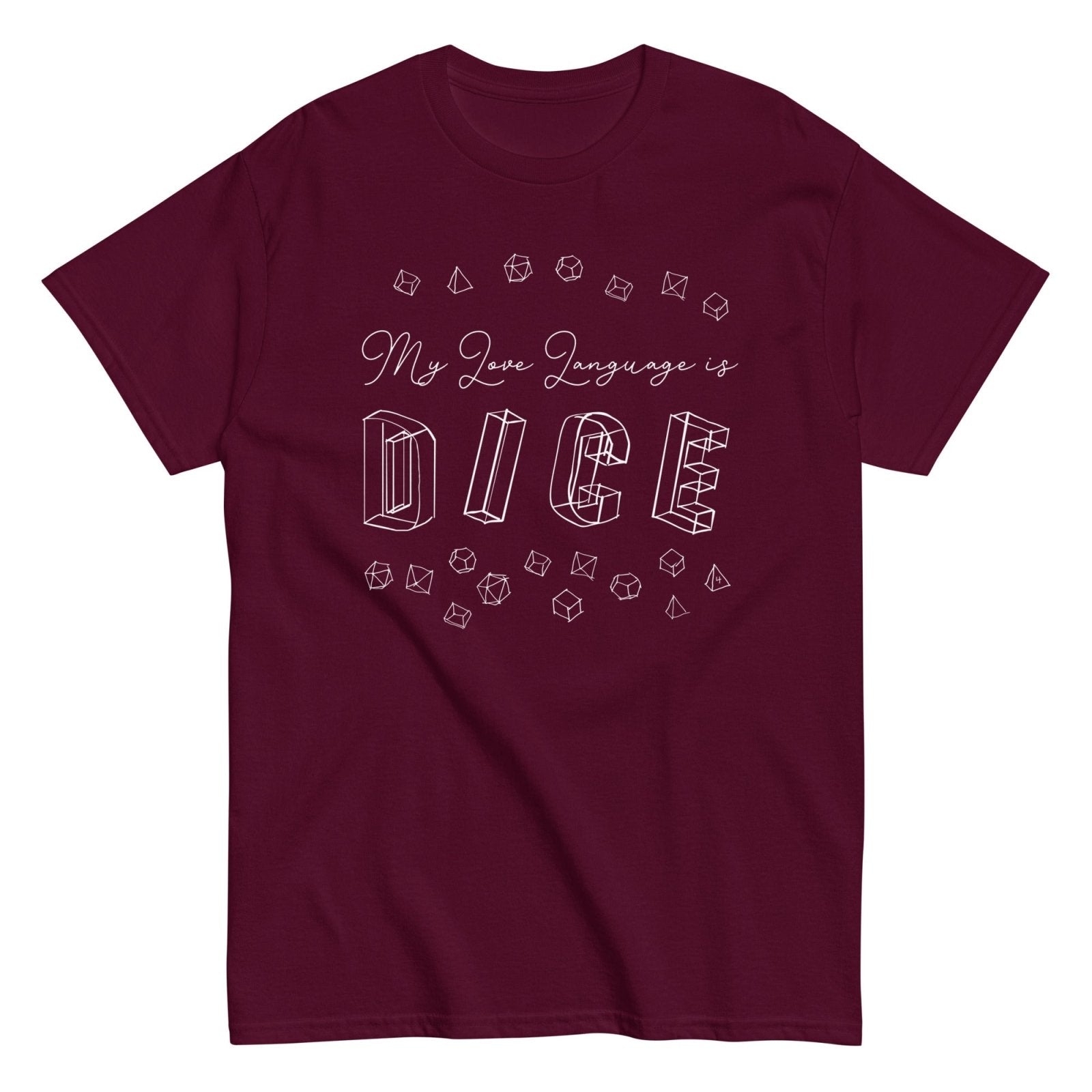 "My Love Language is Dice" T-Shirt - The Fourth Place