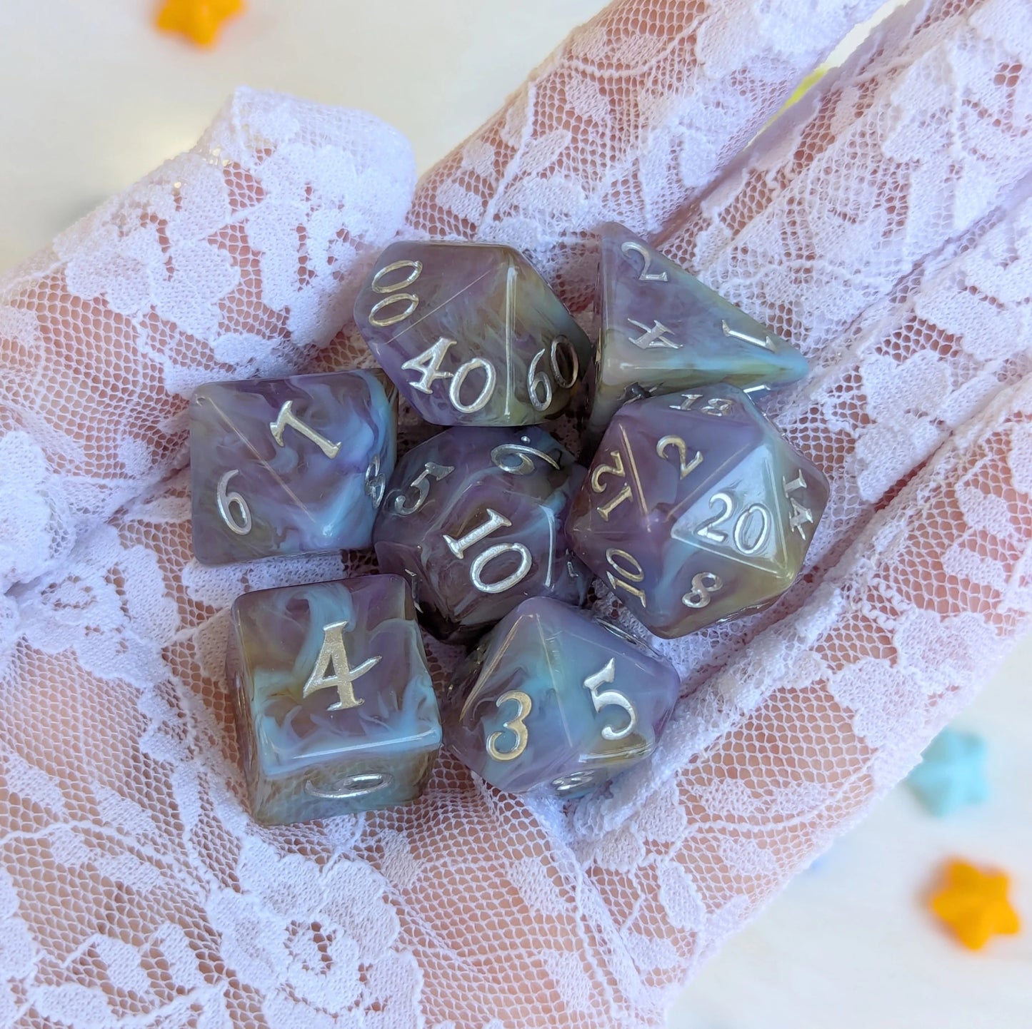 Mystic Riptide - 7 - Piece Dice Set - The Fourth Place