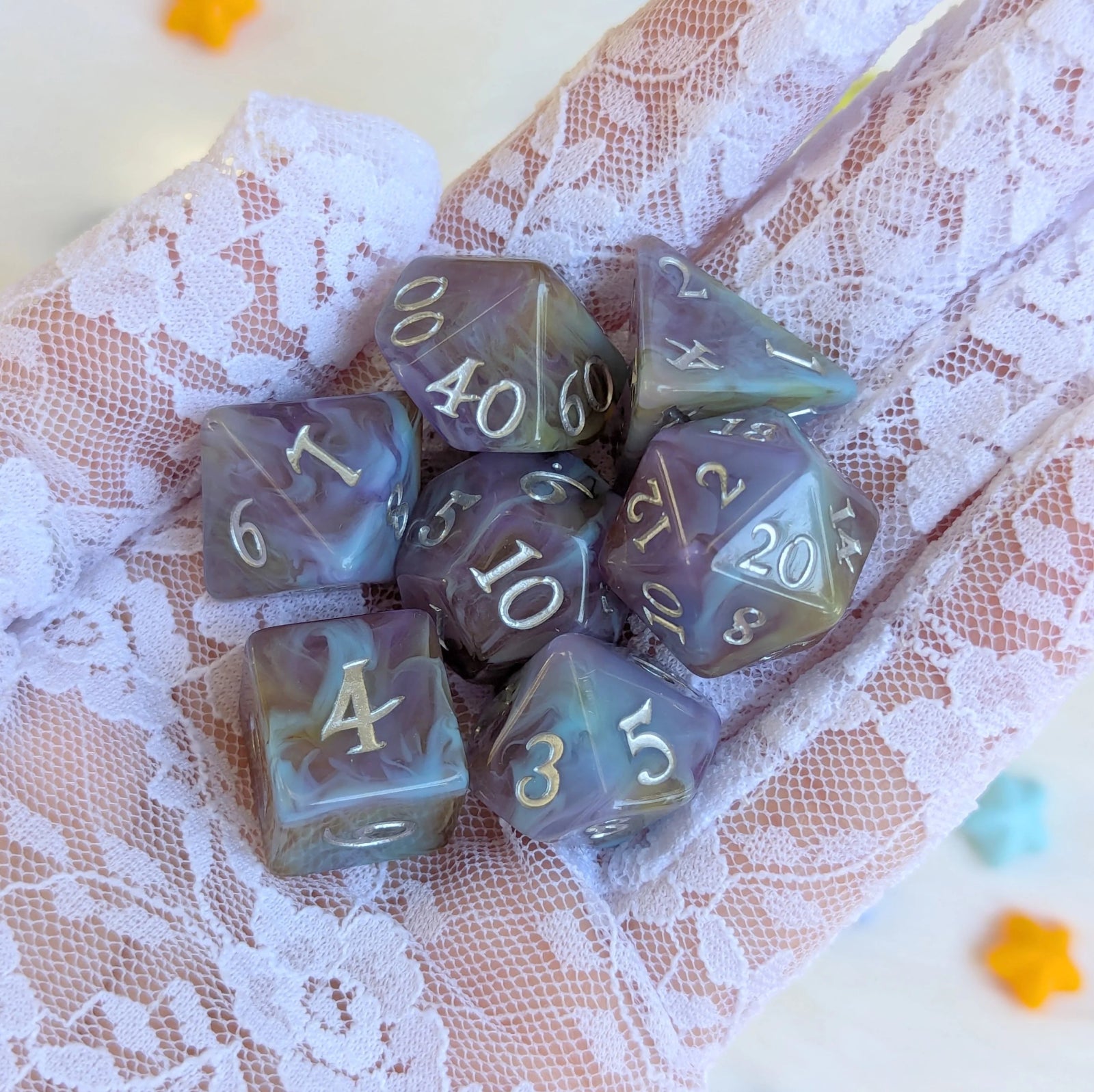 Mystic Riptide - 7 - Piece Dice Set - The Fourth Place