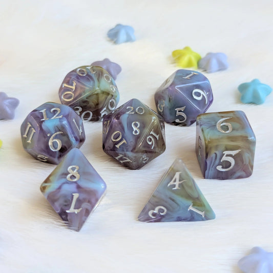 Mystic Riptide - 7 - Piece Dice Set - The Fourth Place