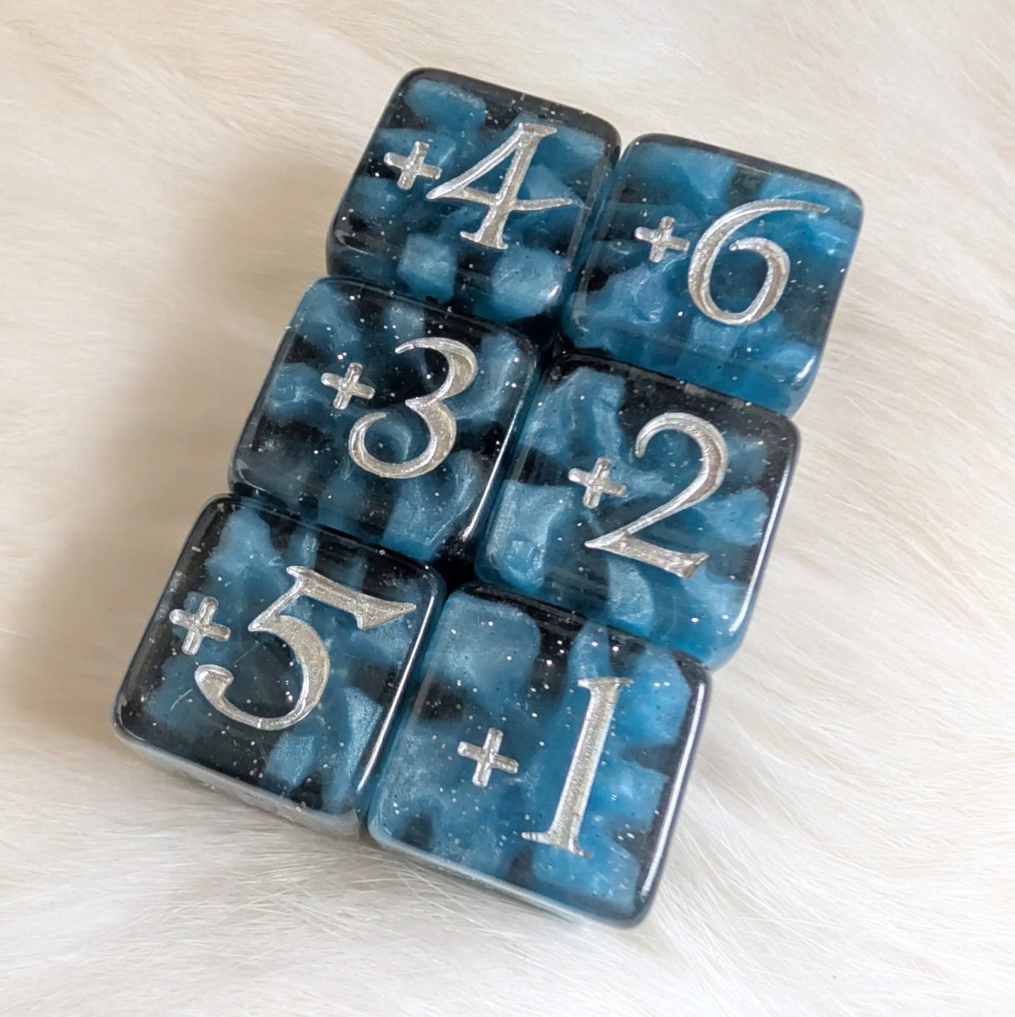 Mystic Mind - 6D6 Positive Counter Dice Set