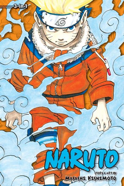 Naruto 3 - In - 1 Edition Volume 01 - The Fourth Place
