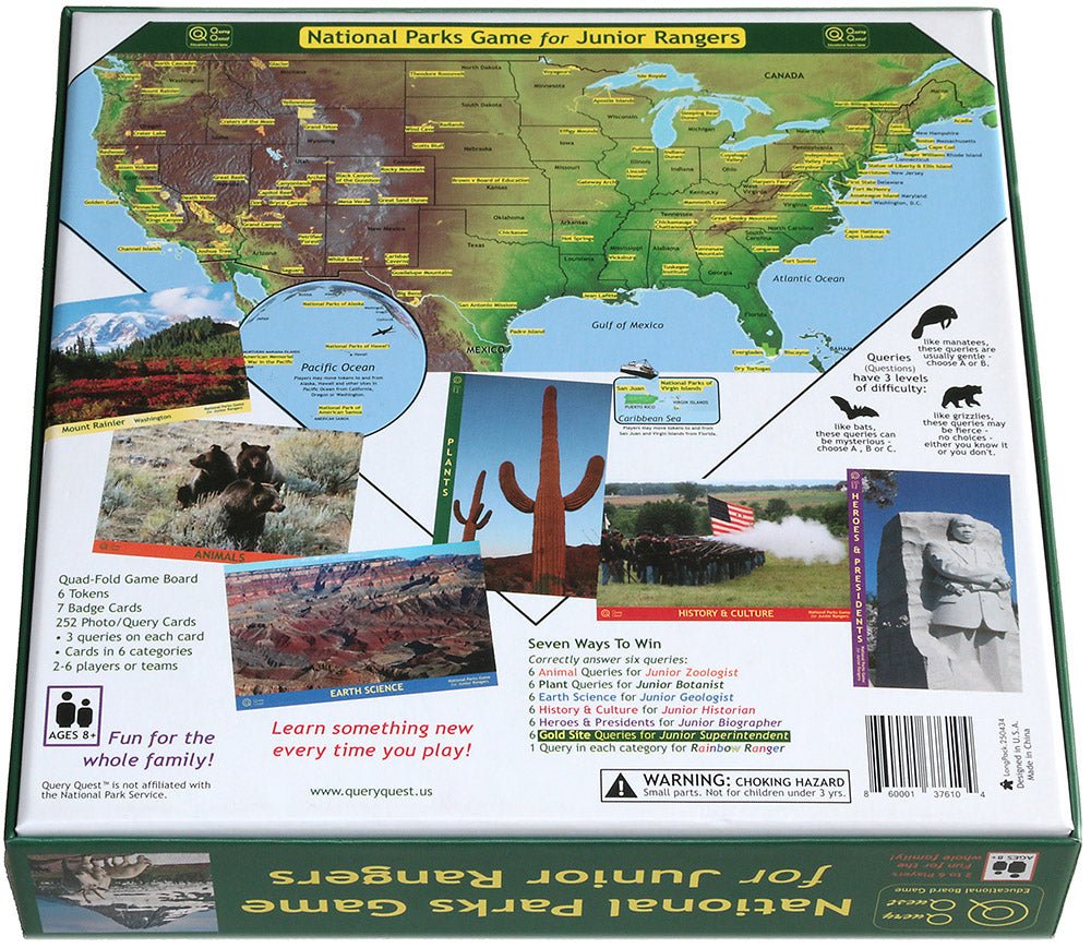 National Parks Game for Junior Rangers - The Fourth Place