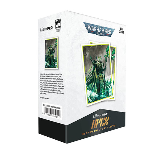 Apex Deck Protectors - Warhammer 40,000 - Necron Codex Aligned (105ct)