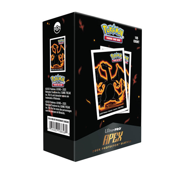 Pokemon Apex Deck Protectors - Neon Kanto - Charizard (105ct)